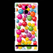 Coque Sony Xperia P Bonbons colorés en folie