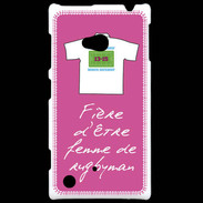 Coque Nokia Lumia 720 Femme de rugbyman Bonus offensif-défensif Rose