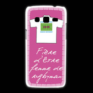 Coque Samsung Galaxy Express2 Femme de rugbyman Bonus offensif-défensif Rose