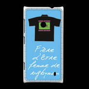 Coque Nokia Lumia 520 Femme de rugbyman Bonus offensif-défensif Bleu 2