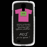 Coque Samsung Galaxy S4 Moi je l'ai épousé Bonus offensif-défensif Noir