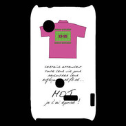 Coque Sony Xperia Typo Moi je l'ai épousé Bonus offensif-défensif Blanc