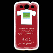 Coque Samsung Galaxy S3 Moi je l'ai épousé Bonus offensif-défensif Rouge