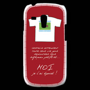 Coque Samsung Galaxy S3 Mini Moi je l'ai épousé Bonus offensif-défensif Rouge