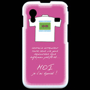 Coque Samsung ACE S5830 Moi je l'ai épousé Bonus offensif-défensif Rose