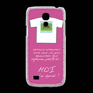 Coque Samsung Galaxy S4mini Moi je l'ai épousé Bonus offensif-défensif Rose