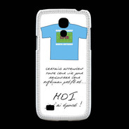 Coque Samsung Galaxy S4mini Moi je l'ai épousé Bonus offensif-défensif Blanc 2