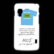 Coque LG L5 2 Moi je l'ai épousé Bonus offensif-défensif Blanc 2