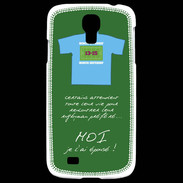Coque Samsung Galaxy S4 Moi je l'ai épousé Bonus offensif-défensif Vert 2