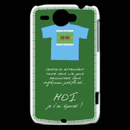 Coque HTC Wildfire G8 Moi je l'ai épousé Bonus offensif-défensif Vert 2