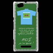 Coque Sony Xperia M Moi je l'ai épousé Bonus offensif-défensif Vert 2