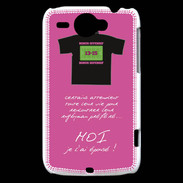 Coque HTC Wildfire G8 Moi je l'ai épousé Bonus offensif-défensif Rose 2