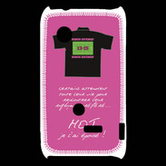 Coque Sony Xperia Typo Moi je l'ai épousé Bonus offensif-défensif Rose 2