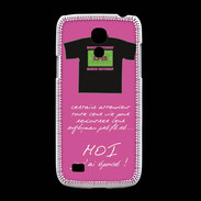 Coque Samsung Galaxy S4mini Moi je l'ai épousé Bonus offensif-défensif Rose 2