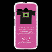 Coque Motorola G Moi je l'ai épousé Bonus offensif-défensif Rose 2