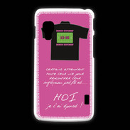Coque LG L5 2 Moi je l'ai épousé Bonus offensif-défensif Rose 2