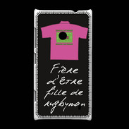 Coque Nokia Lumia 520 Fille de rugbyman Bonus offensif-défensif Noir