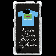 Coque Nokia Lumia 720 Fille de rugbyman Bonus offensif-défensif Noir 2