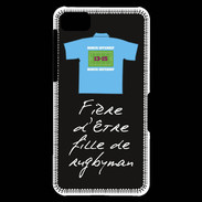 Coque Blackberry Z10 Fille de rugbyman Bonus offensif-défensif Noir 2