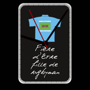 Grande pendule murale Fille de rugbyman Bonus offensif-défensif Noir 2