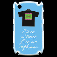 Coque Blackberry 8520 Fille de rugbyman Bonus offensif-défensif Bleu 2