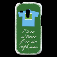 Coque Samsung Galaxy S3 Mini Fille de rugbyman Bonus offensif-défensif Vert 2
