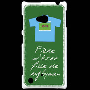Coque Nokia Lumia 720 Fille de rugbyman Bonus offensif-défensif Vert 2