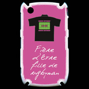 Coque Blackberry 8520 Fille de rugbyman Bonus offensif-défensif Rose 2