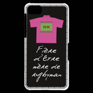 Coque Blackberry Z10 Mère de rugbyman Bonus offensif-défensif Noir 