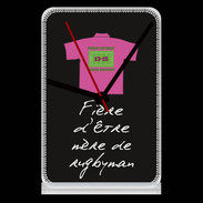 Pendule de bureau Mère de rugbyman Bonus offensif-défensif Noir 