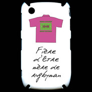 Coque Blackberry 8520 Mère de rugbyman Bonus offensif-défensif Blanc