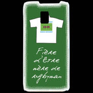 Coque LG P990 Mère de rugbyman Bonus offensif-défensif Vert