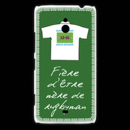 Coque Nokia Lumia 1320 Mère de rugbyman Bonus offensif-défensif Vert