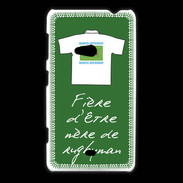 Coque Nokia Lumia 625 Mère de rugbyman Bonus offensif-défensif Vert