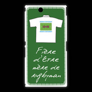 Coque Sony Xpéria Z Ultra Mère de rugbyman Bonus offensif-défensif Vert