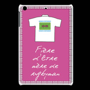 Coque iPadMini Mère de rugbyman Bonus offensif-défensif Rose