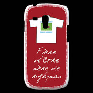 Coque Samsung Galaxy S3 Mini Mère de rugbyman Bonus offensif-défensif Rouge