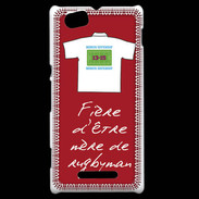 Coque Sony Xperia M Mère de rugbyman Bonus offensif-défensif Rouge