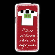 Coque Samsung Galaxy Express2 Mère de rugbyman Bonus offensif-défensif Rouge