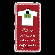 Coque Nokia Lumia 1320 Mère de rugbyman Bonus offensif-défensif Rouge