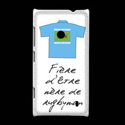Coque Nokia Lumia 520 Mère de rugbyman Bonus offensif-défensif Blanc 2