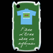 Coque Blackberry 8520 Mère de rugbyman Bonus offensif-défensif Vert 2