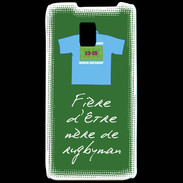 Coque LG P990 Mère de rugbyman Bonus offensif-défensif Vert 2
