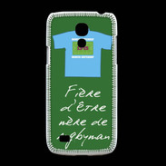 Coque Samsung Galaxy S4mini Mère de rugbyman Bonus offensif-défensif Vert 2