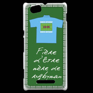 Coque Sony Xperia M Mère de rugbyman Bonus offensif-défensif Vert 2