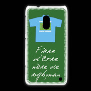 Coque Nokia Lumia 620 Mère de rugbyman Bonus offensif-défensif Vert 2