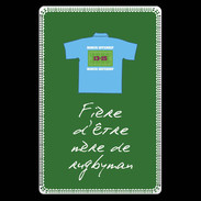Etui carte bancaire Mère de rugbyman Bonus offensif-défensif Vert 2