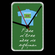 Grande pendule murale Mère de rugbyman Bonus offensif-défensif Vert 2