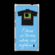 Coque Nokia Lumia 520 Mère de rugbyman Bonus offensif-défensif Bleu 2