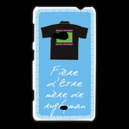 Coque Nokia Lumia 625 Mère de rugbyman Bonus offensif-défensif Bleu 2